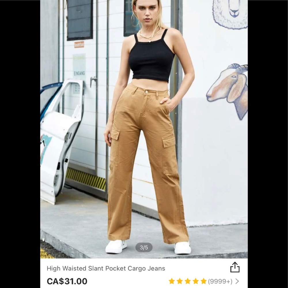 High waisted cargo pants 🌸2 for $40🌸